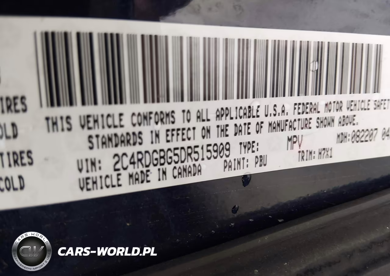 2013 Dodge Grand Caravan Se VIN:2C4RDGBG5DR515909 - 9