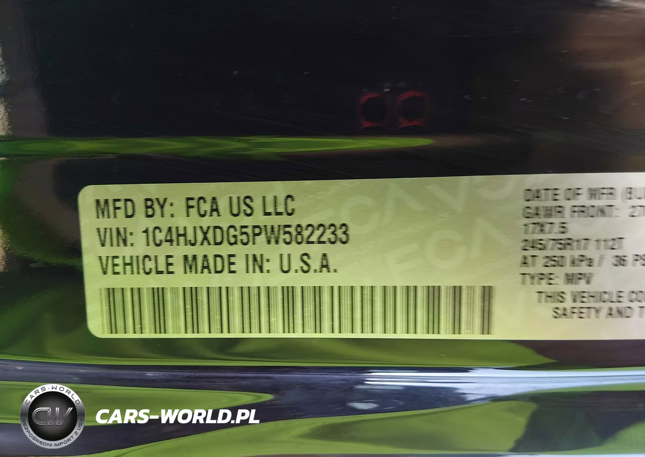 2023 Jeep Wrangler Sport VIN:1C4HJXDG5PW582233 - 9