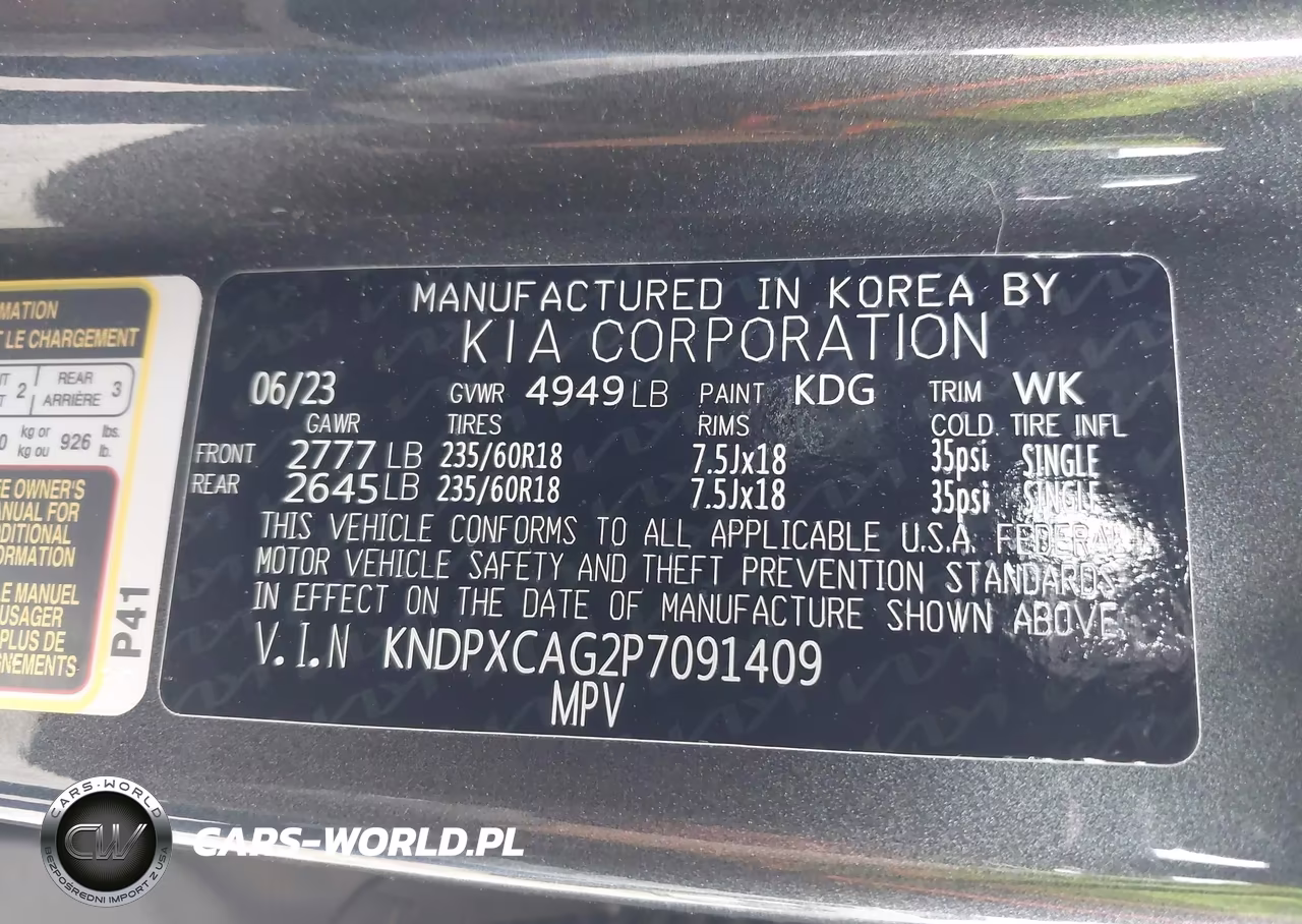 2023 Kia Sportage Hybrid Sx-Prestige VIN:KNDPXCAG2P7091409 - 9