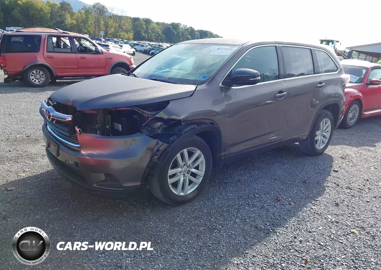 2014 Toyota Highlander Le VIN:5TDZARFH9ES007412 - 2