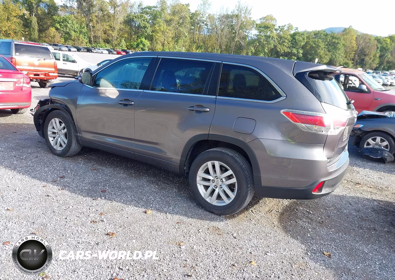 2014 Toyota Highlander Le VIN:5TDZARFH9ES007412 - 3