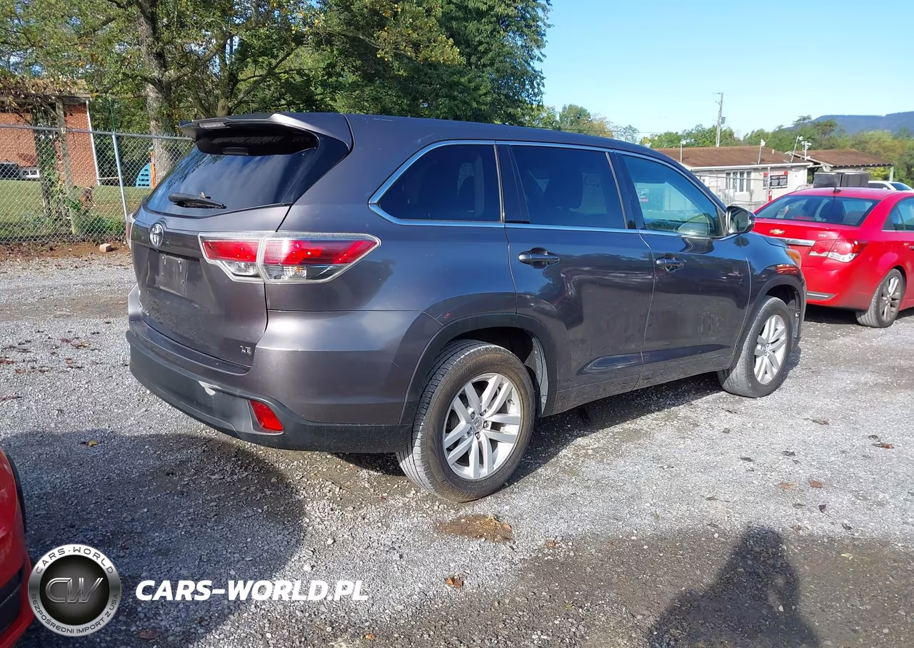2014 Toyota Highlander Le VIN:5TDZARFH9ES007412 - 4