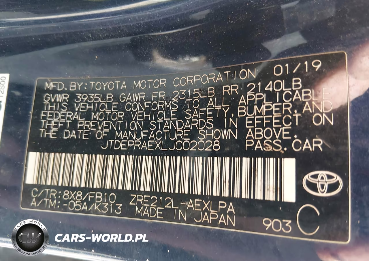2020 Toyota Corolla Le VIN:JTDEPRAEXLJ002028 - 9