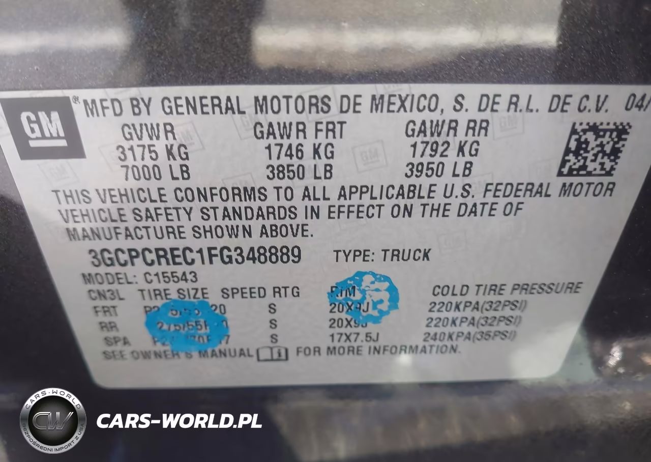 2015 Chevrolet Silverado 1500 1Lt VIN:3GCPCREC1FG348889 - 9