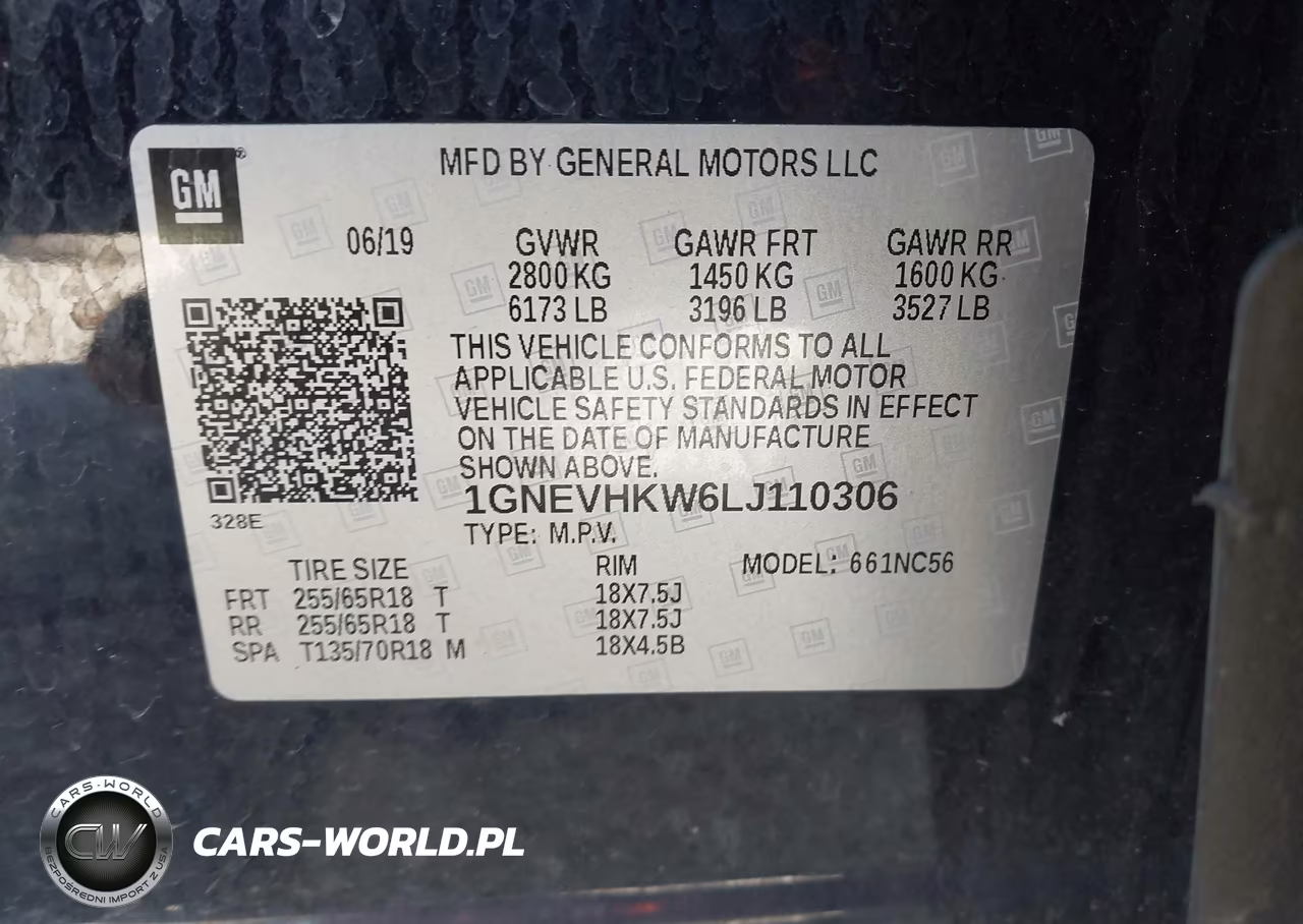 2020 Chevrolet Traverse Awd Lt Leather VIN:1GNEVHKW6LJ110306 - 9