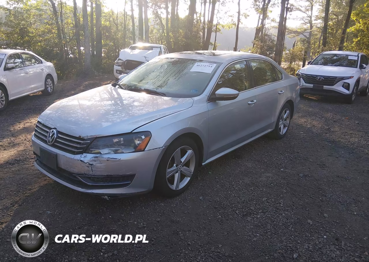 2012 Volkswagen Passat 2.5L Se VIN:1VWBP7A37CC005198 - 2