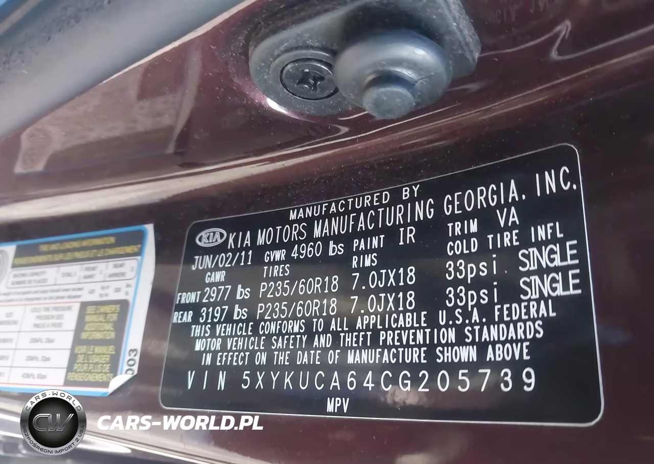 2012 Kia Sorento Ex VIN:5XYKUCA64CG205739 - 9