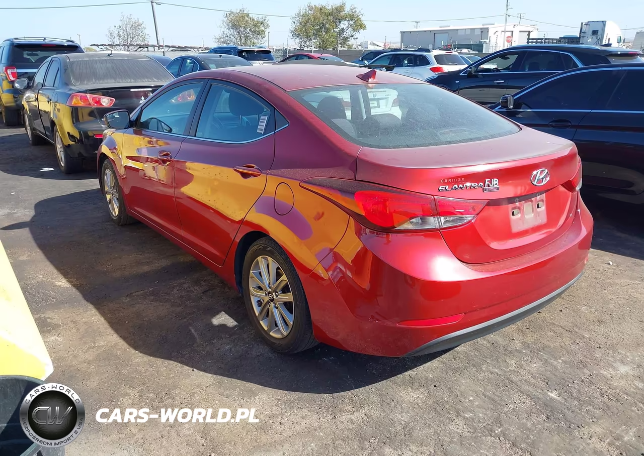 2015 Hyundai Elantra Se VIN:5NPDH4AE7FH605429 - 3