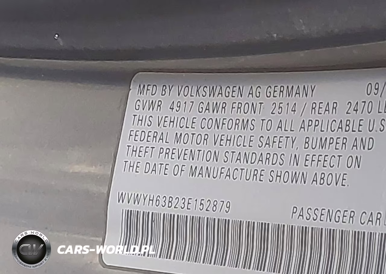 2003 Volkswagen Passat Glx VIN:WVWYH63B23E152879 - 9