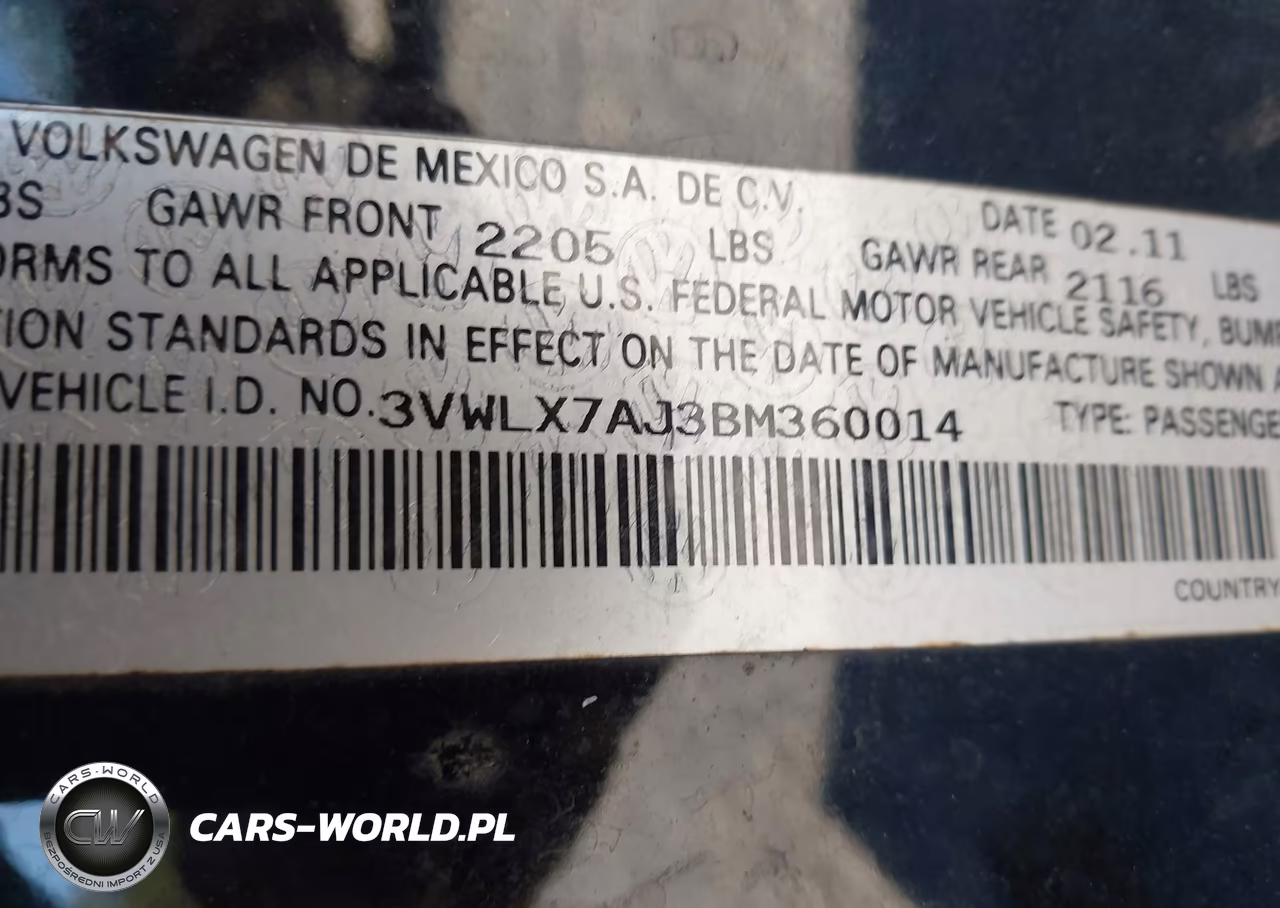 2011 Volkswagen Jetta 2.5L Sel VIN:3VWLX7AJ3BM360014 - 9