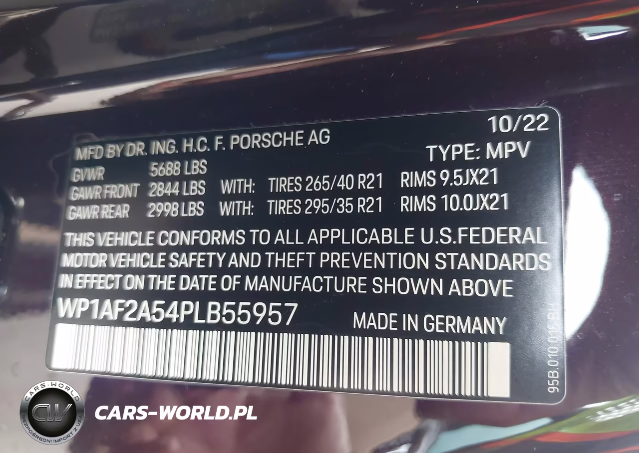 2023 Porsche Macan Gts VIN:WP1AF2A54PLB55957 - 9