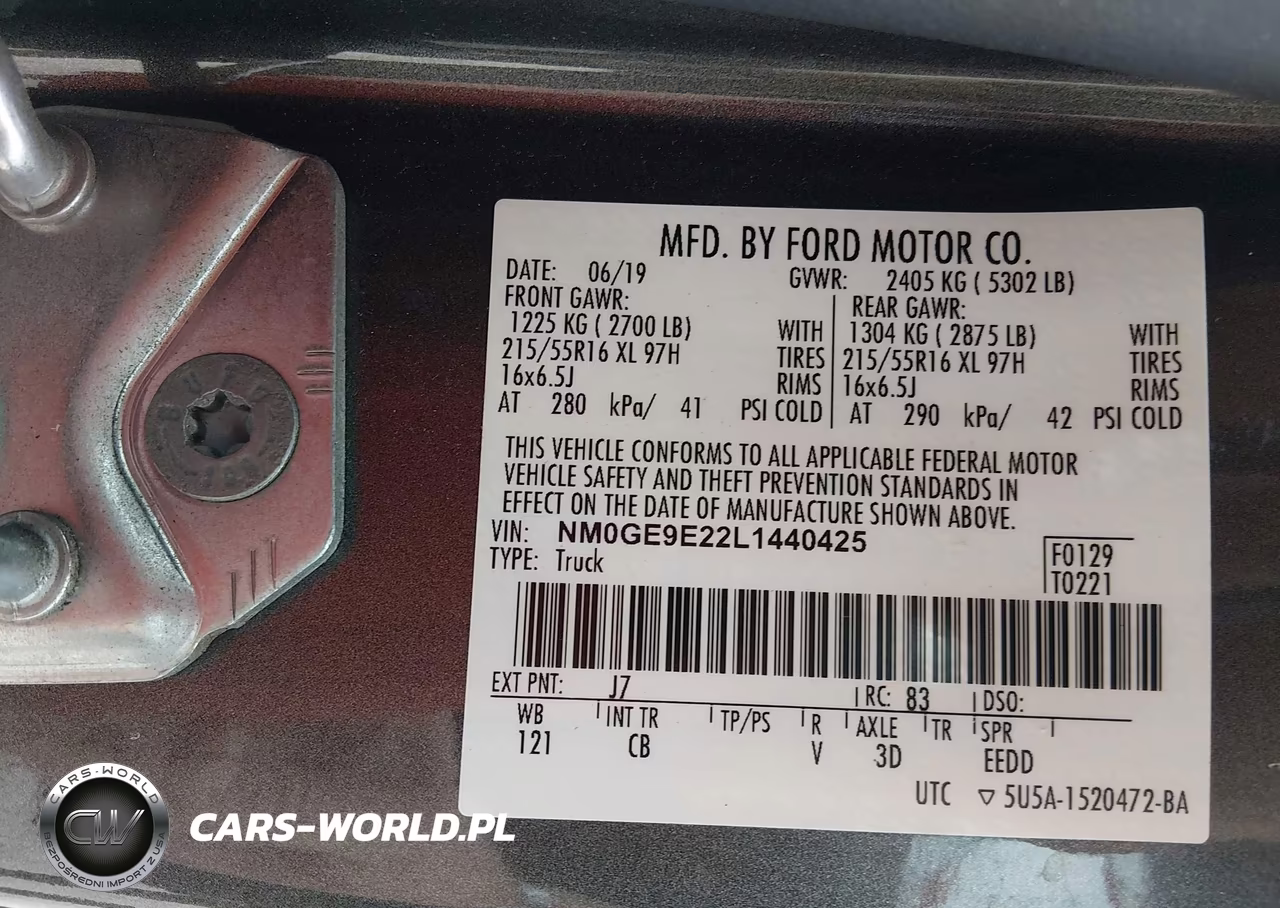 2020 Ford Transit Connect Xl Passenger VIN:NM0GE9E22L1440425 - 9