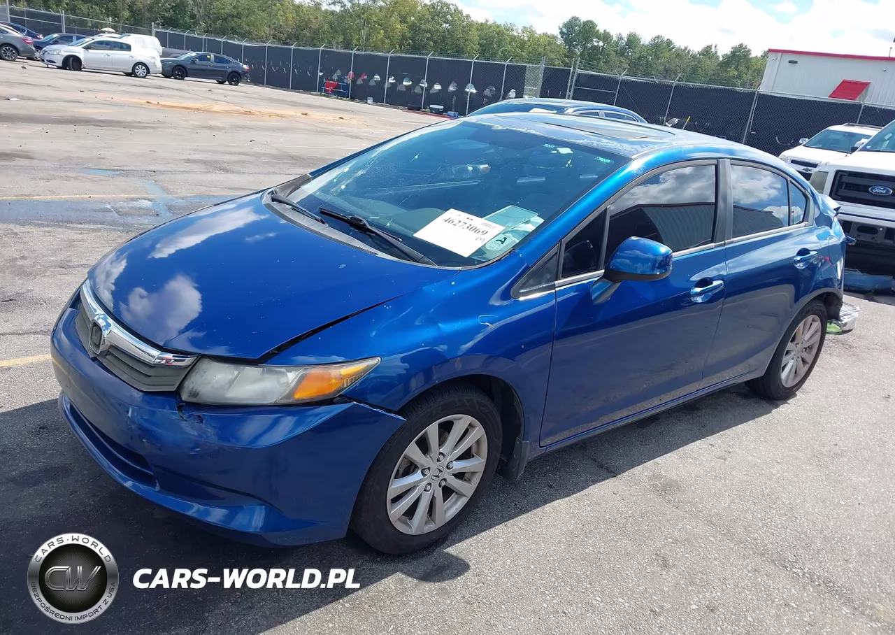 2012 Honda Civic Ex VIN:2HGFB2F83CH502371 - 2