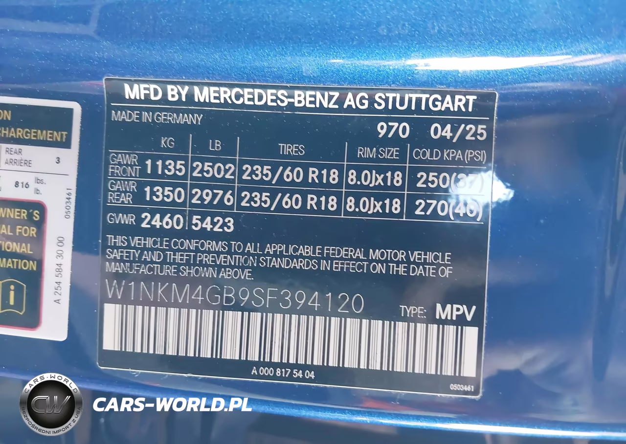 2025 Mercedes-Benz Glc 300 Suv VIN:W1NKM4GB9SF394120 - 9