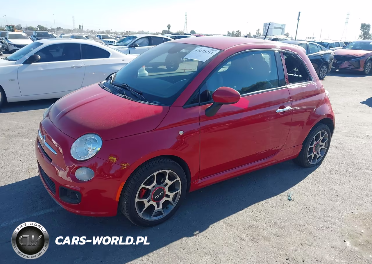2015 Fiat 500 Sport VIN:3C3CFFBR7FT625103 - 2
