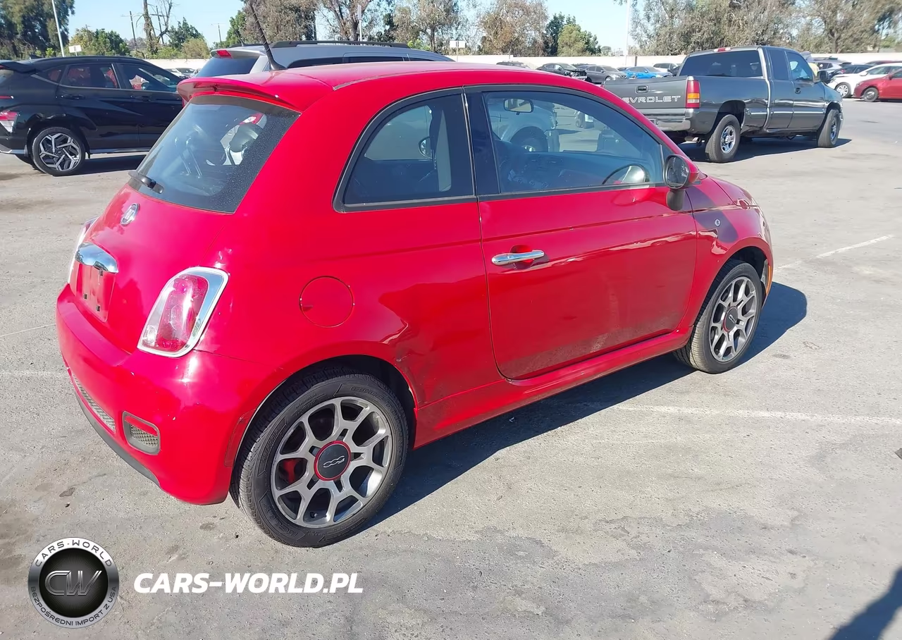 2015 Fiat 500 Sport VIN:3C3CFFBR7FT625103 - 4