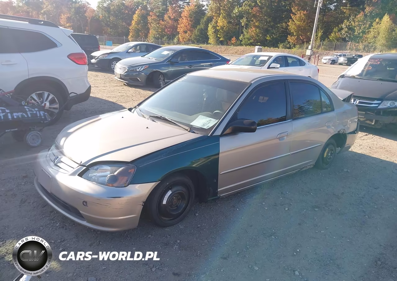 2002 Honda Civic Lx VIN:2HGES15552H571669 - 2