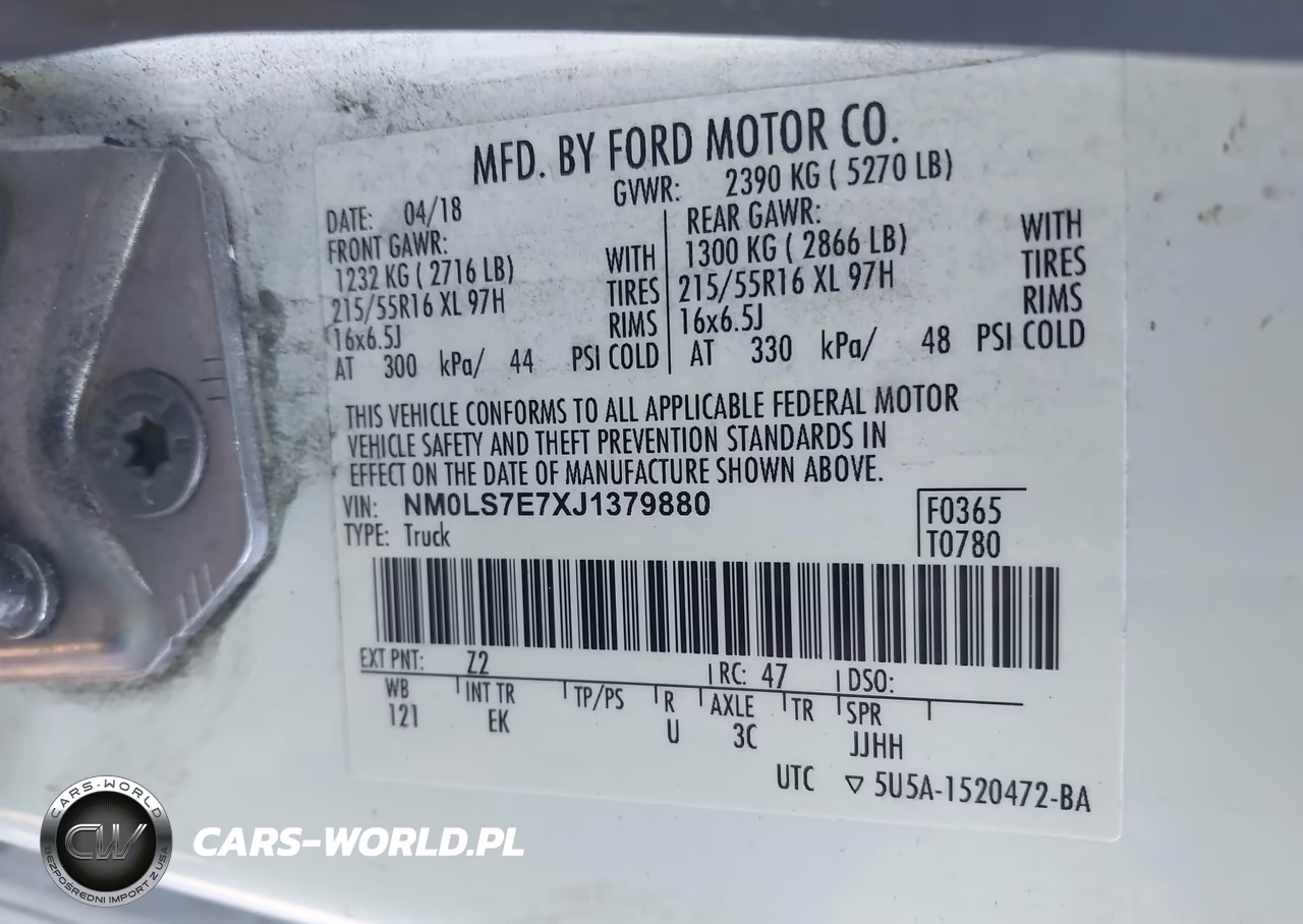 2018 Ford Transit Connect Xl VIN:NM0LS7E7XJ1379880 - 9