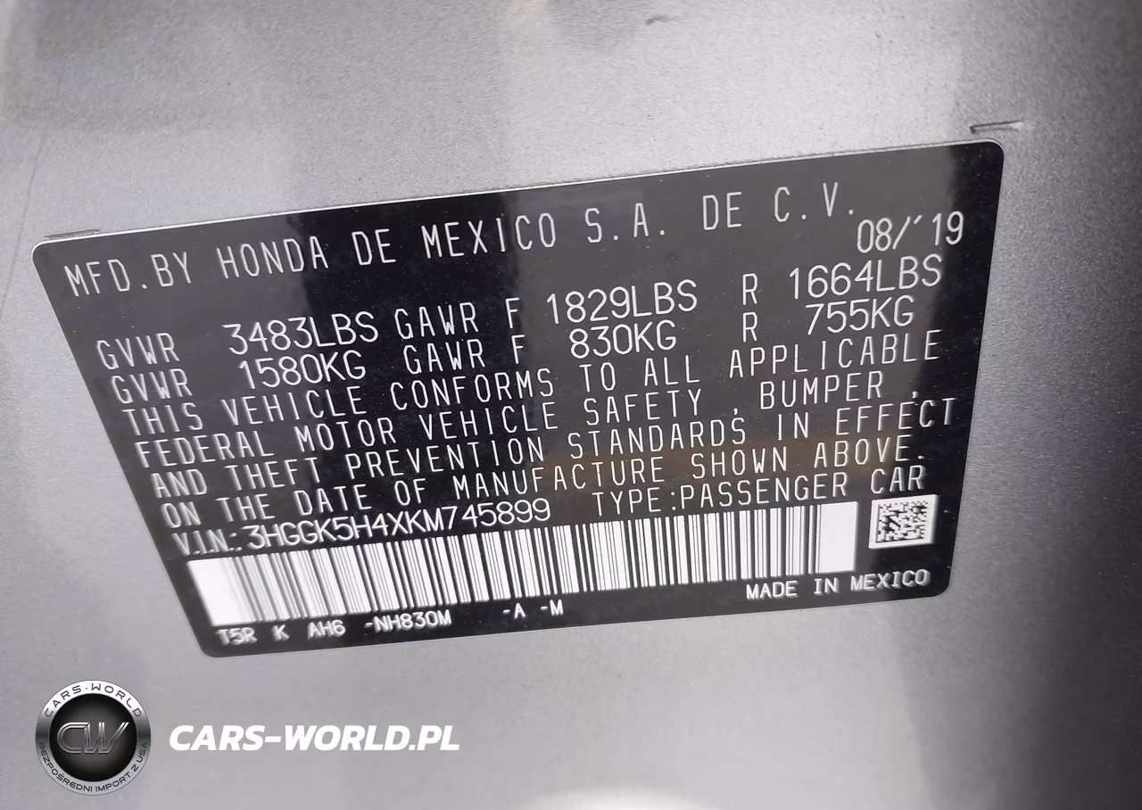 2019 Honda Fit Lx VIN:3HGGK5H4XKM745899 - 9