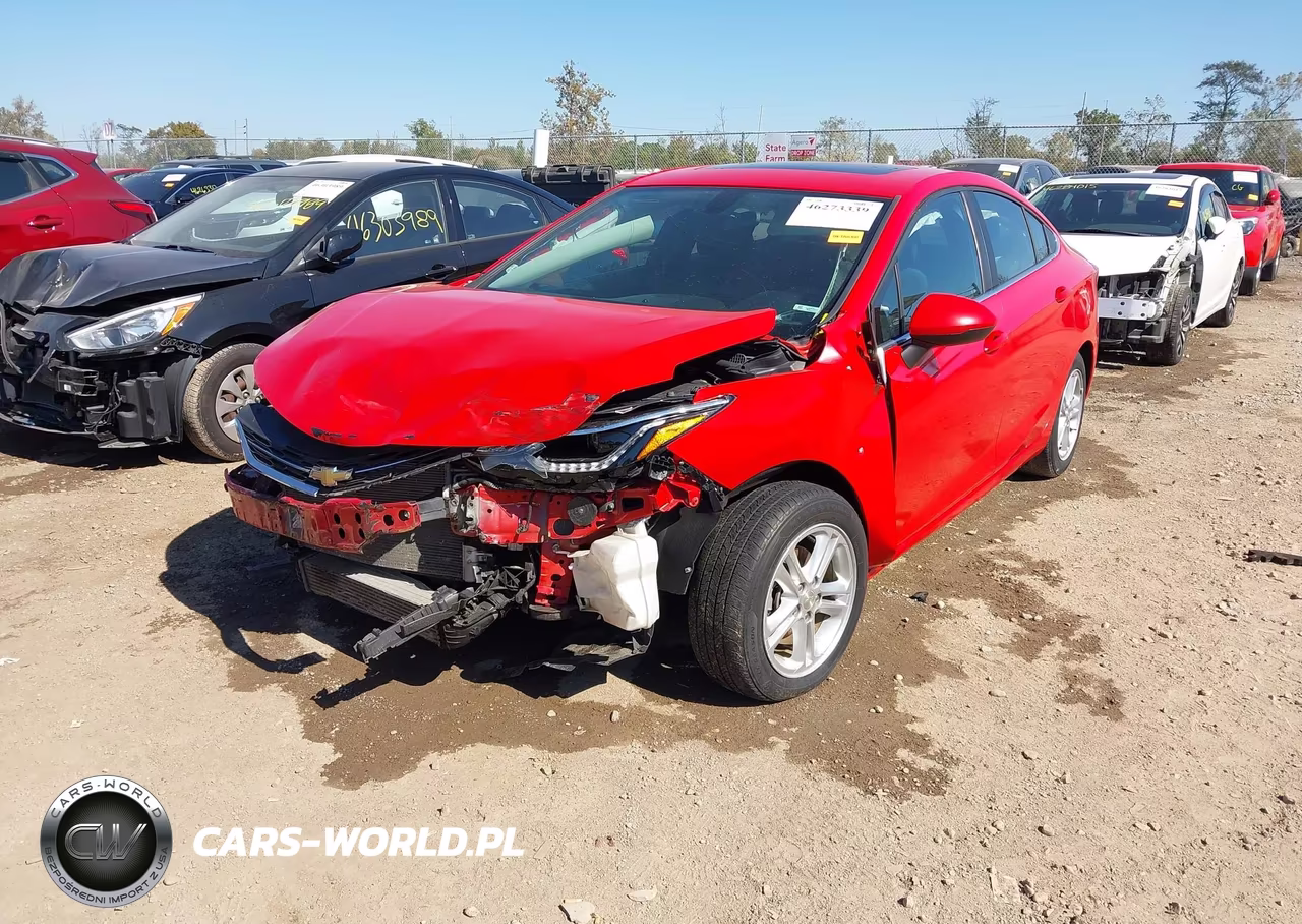 2017 Chevrolet Cruze Lt Auto VIN:1G1BE5SMXH7125431 - 2