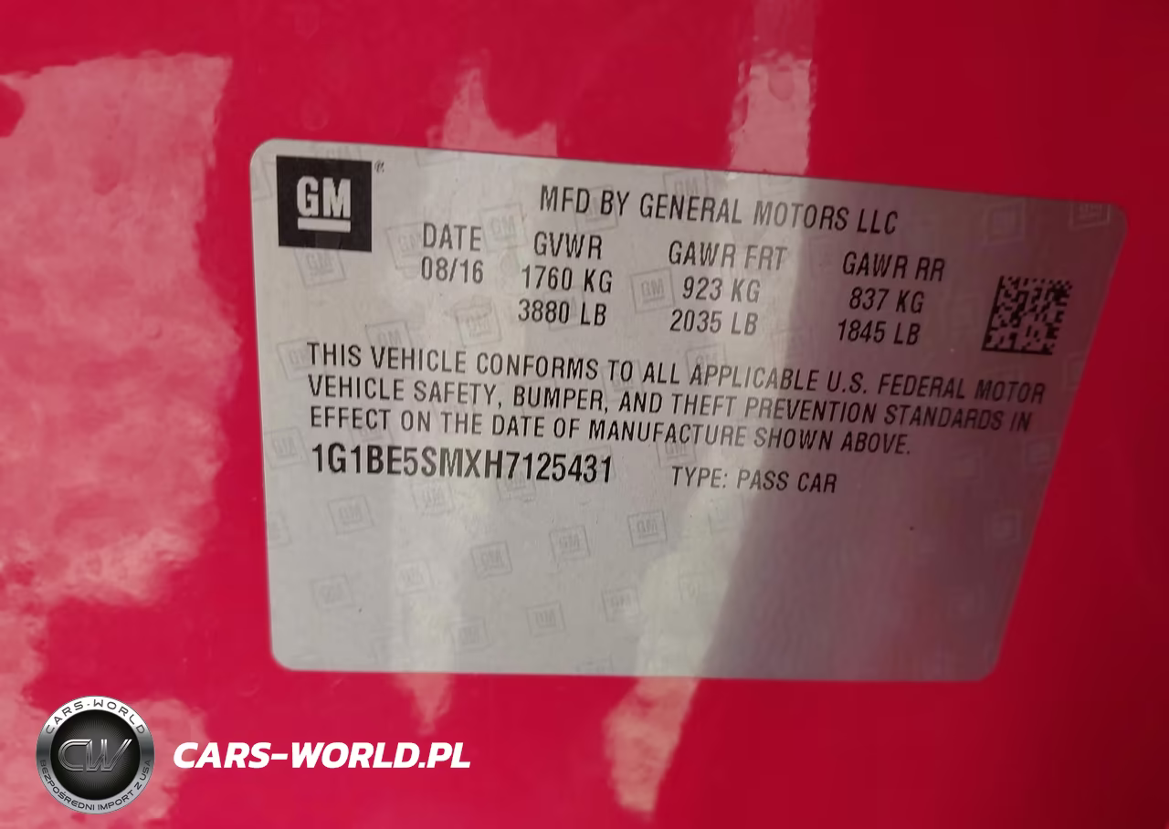 2017 Chevrolet Cruze Lt Auto VIN:1G1BE5SMXH7125431 - 9