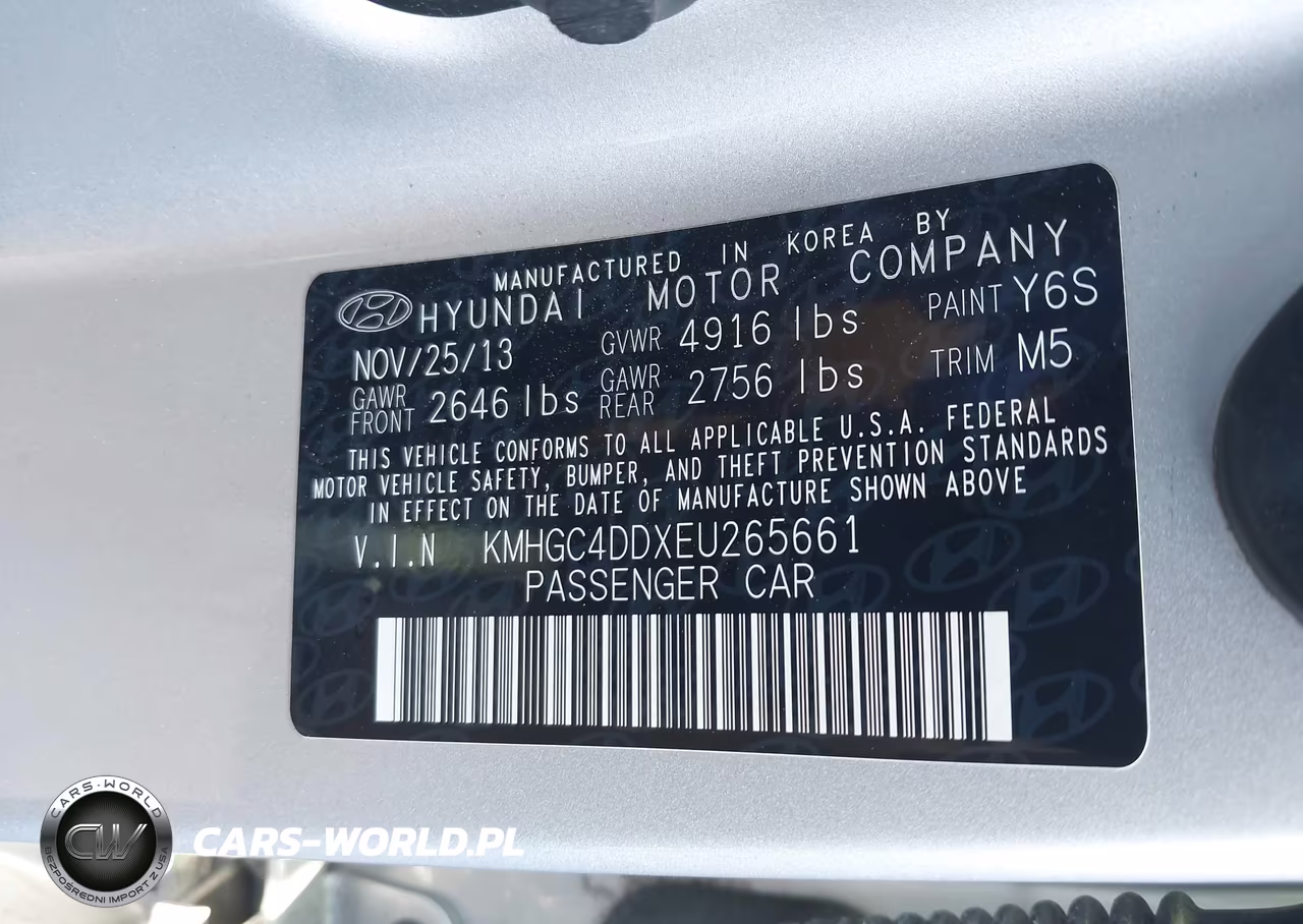 2014 Hyundai Genesis 3.8 VIN:KMHGC4DDXEU265661 - 9