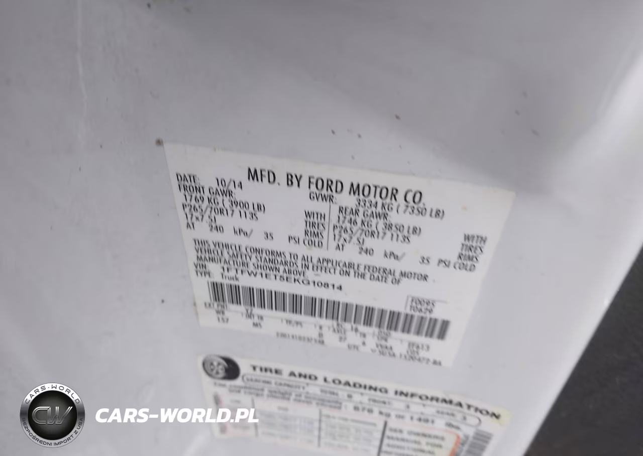 2014 Ford F-150 Xlt VIN:1FTFW1ET5EKG10814 - 9