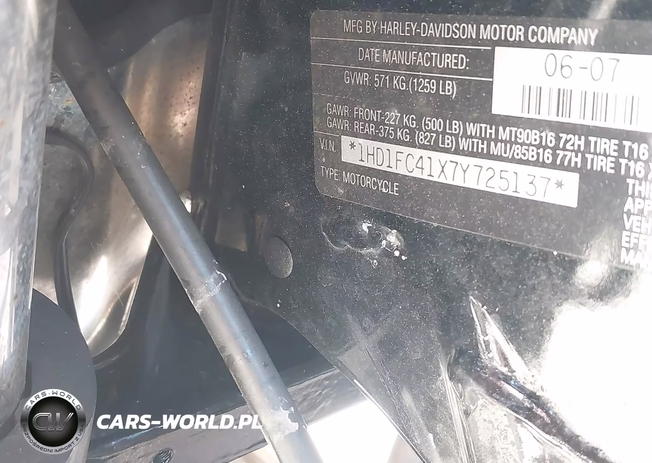 2007 Harley-Davidson Flhtcui VIN:1HD1FC41X7Y725137 - 10