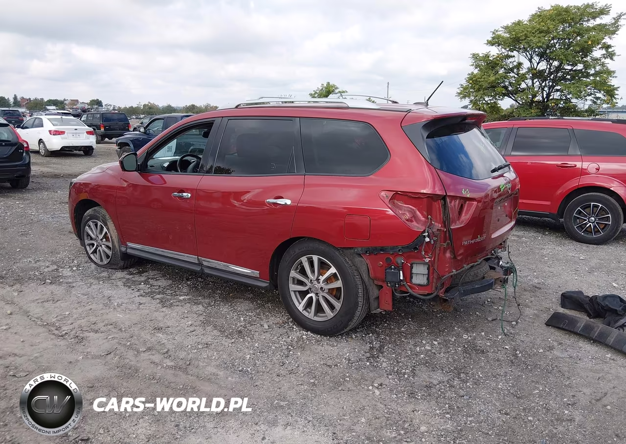 2015 Nissan Pathfinder Sl VIN:5N1AR2MM3FC648972 - 3