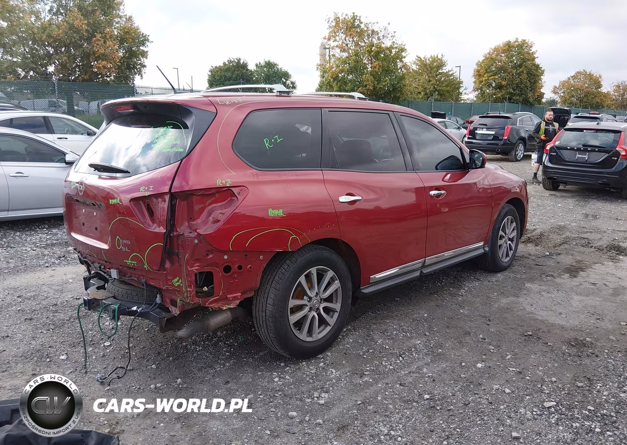 2015 Nissan Pathfinder Sl VIN:5N1AR2MM3FC648972 - 4