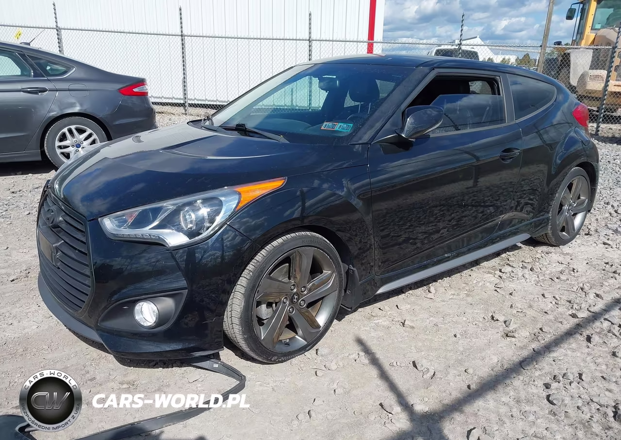 2015 Hyundai Veloster Turbo VIN:KMHTC6AE6FU226784 - 2