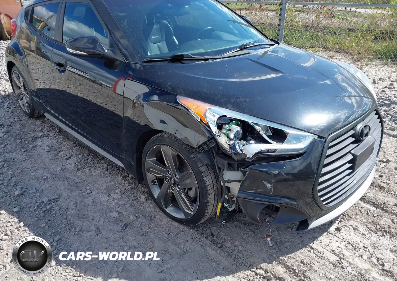 2015 Hyundai Veloster Turbo VIN:KMHTC6AE6FU226784 - 6