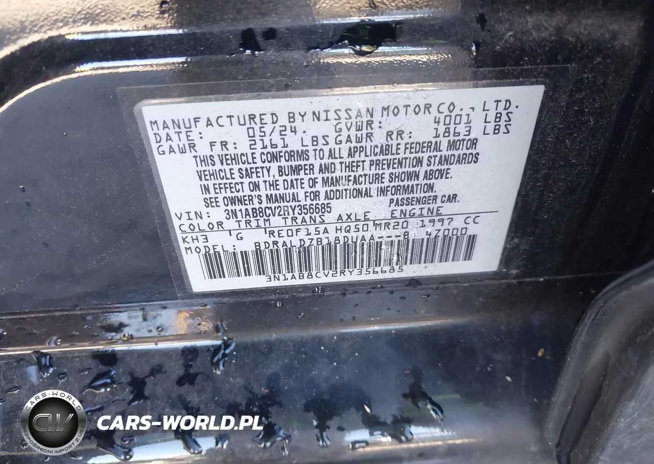 2024 Nissan Sentra Sv Xtronic Cvt VIN:3N1AB8CV2RY356685 - 9