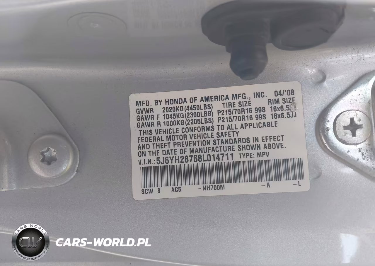 2008 Honda Element Ex VIN:5J6YH28768L014711 - 9