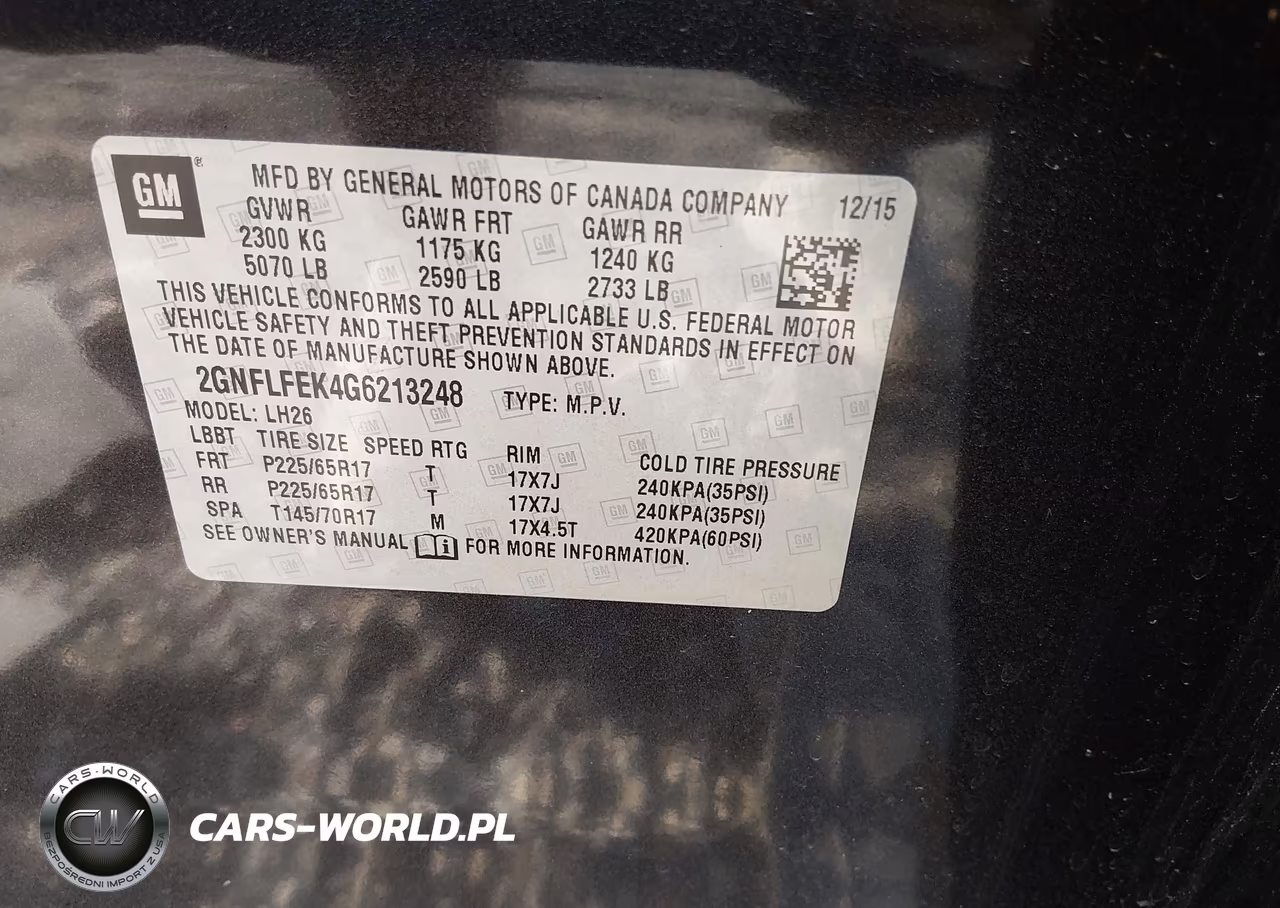 2016 Chevrolet Equinox Lt VIN:2GNFLFEK4G6213248 - 9