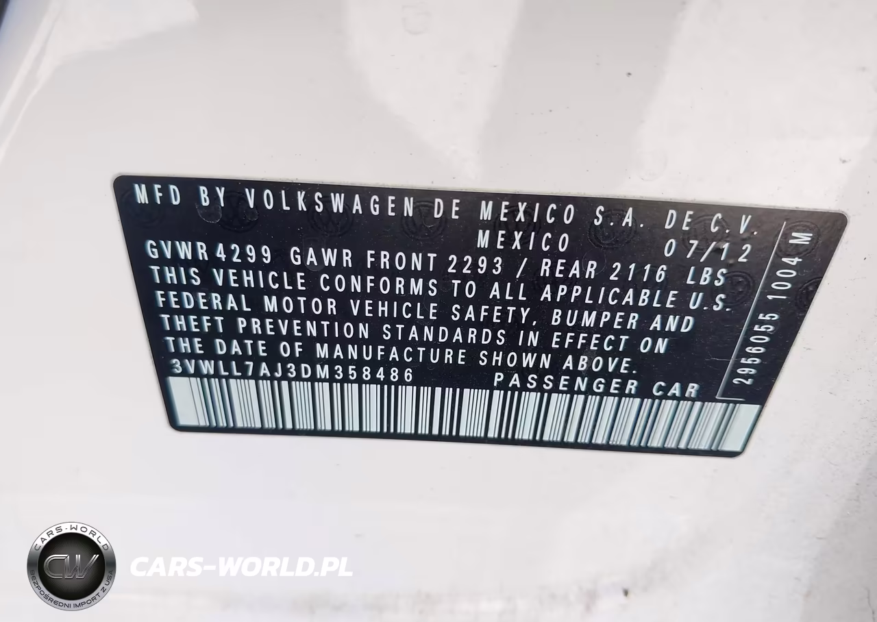 2013 Volkswagen Jetta 2.0L Tdi VIN:3VWLL7AJ3DM358486 - 9