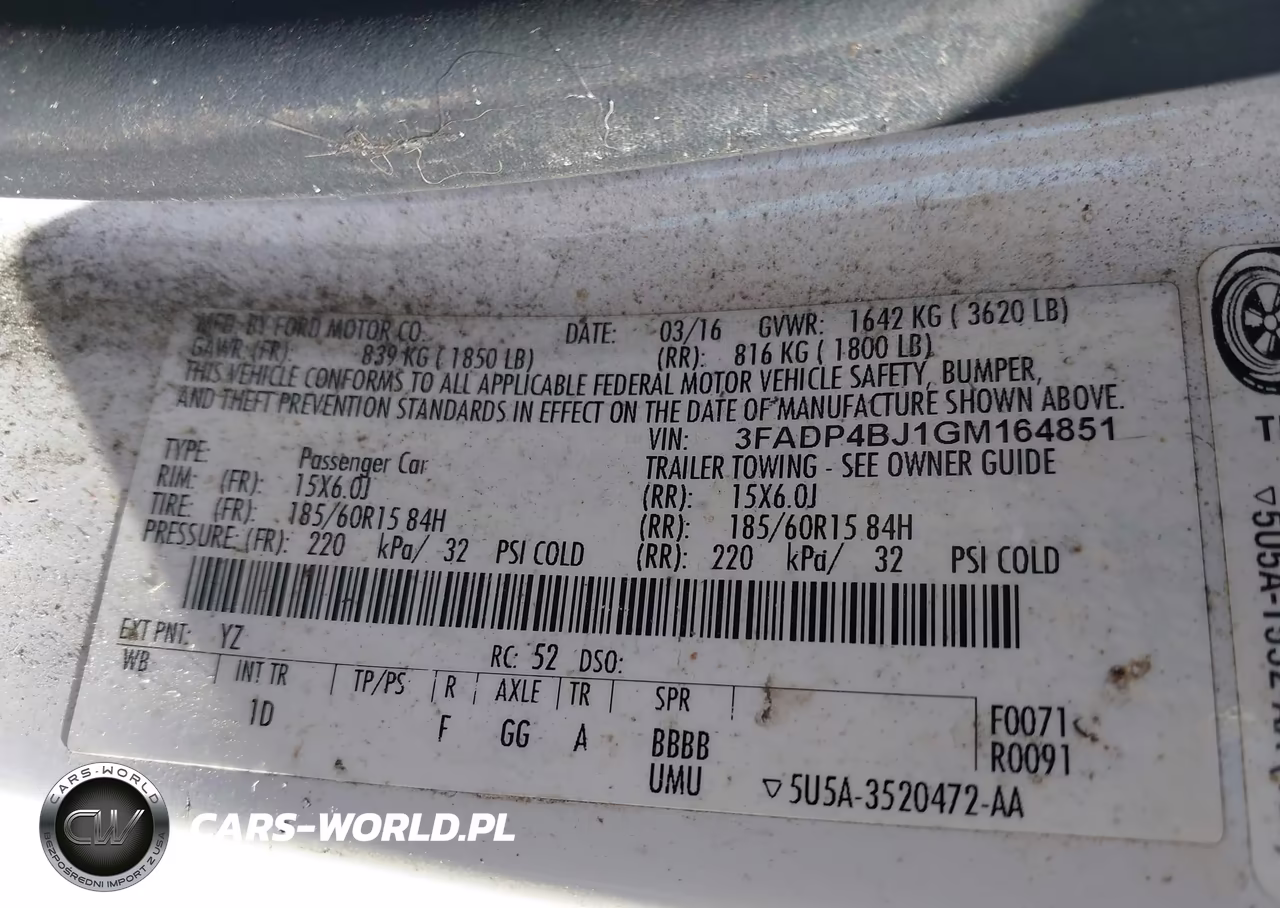 2016 Ford Fiesta Se VIN:3FADP4BJ1GM164851 - 9