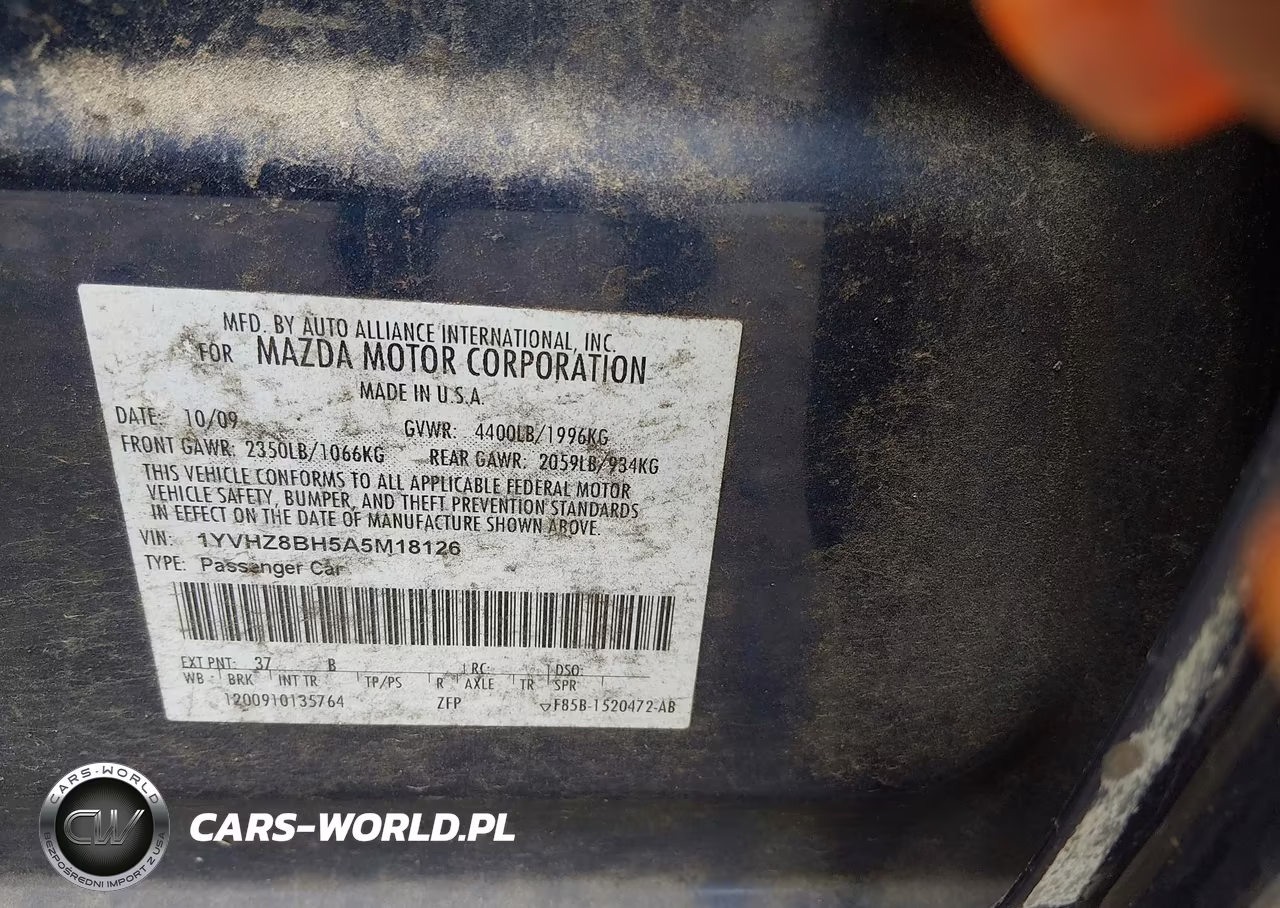2010 Mazda Mazda6 I Sport VIN:1YVHZ8BH5A5M18126 - 9