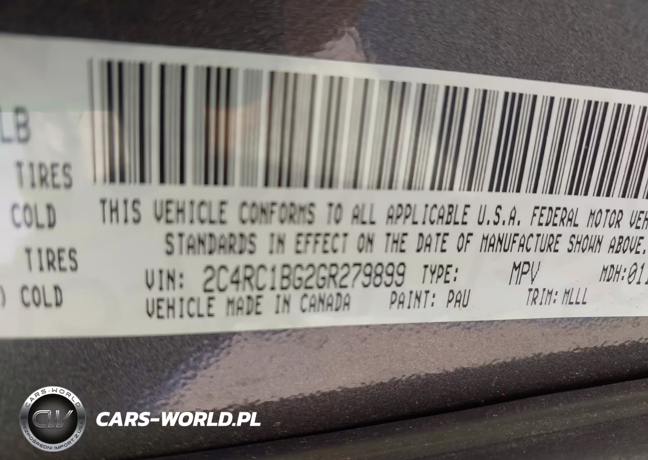 2016 Chrysler Town & Country Touring VIN:2C4RC1BG2GR279899 - 9