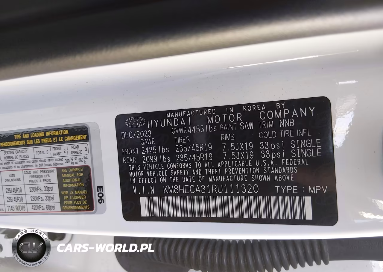 2024 Hyundai Kona Limited VIN:KM8HECA31RU111320 - 9