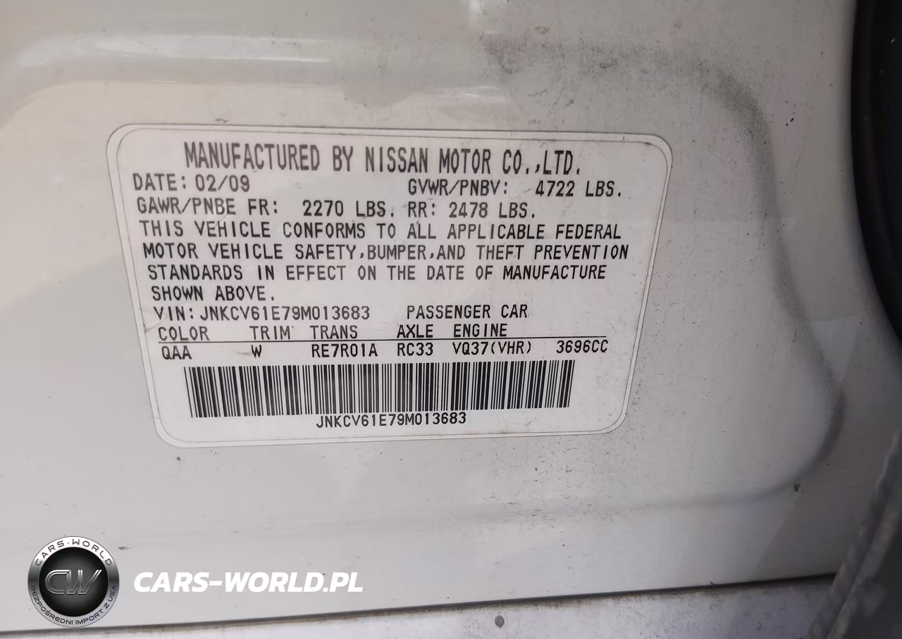 2009 Infiniti G37 Journey VIN:JNKCV61E79M013683 - 9