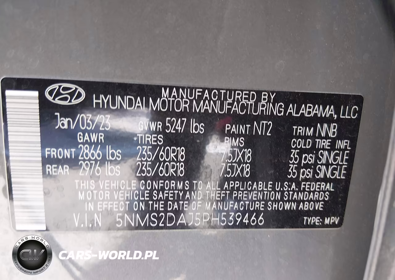2023 Hyundai Santa Fe Sel VIN:5NMS2DAJ5PH539466 - 9