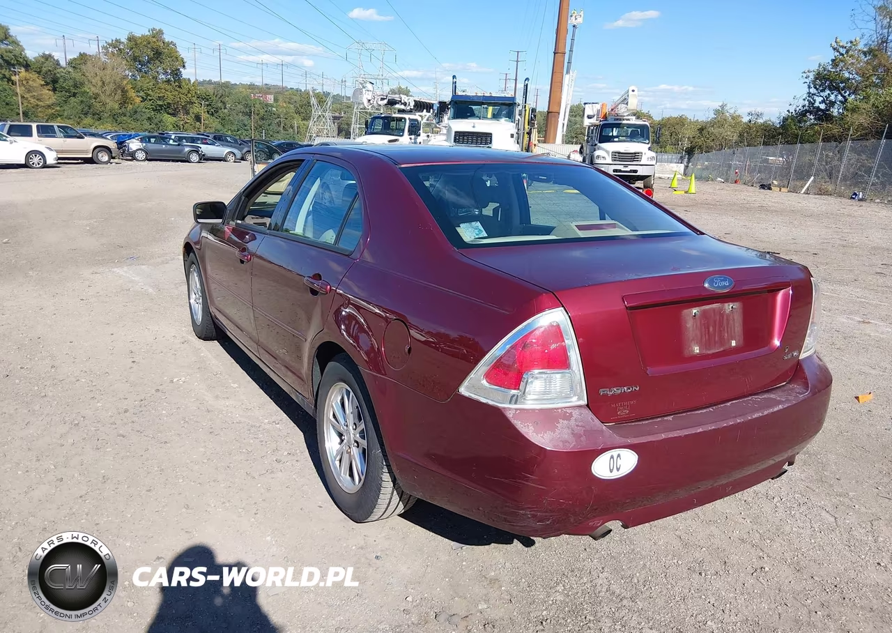 2006 Ford Fusion Se VIN:3FAHP071X6R126586 - 3