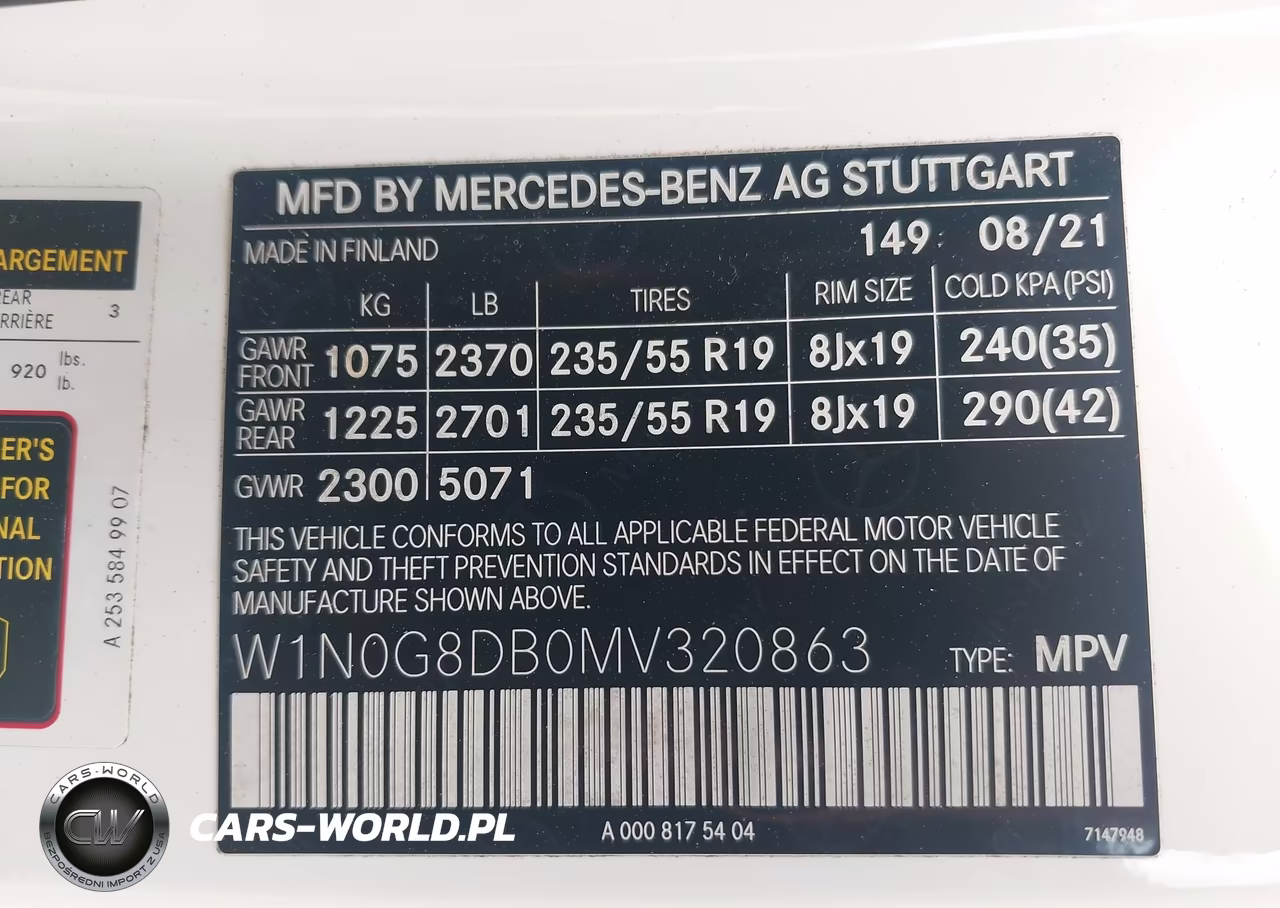 2021 Mercedes-Benz Glc 300 Suv VIN:W1N0G8DB0MV320863 - 9