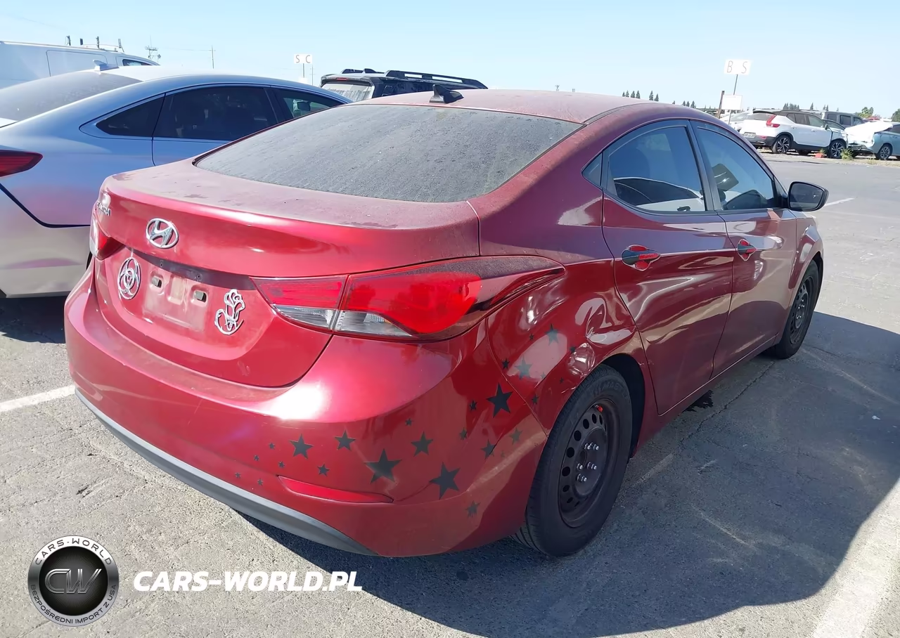 2016 Hyundai Elantra Se VIN:5NPDH4AE0GH710959 - 4