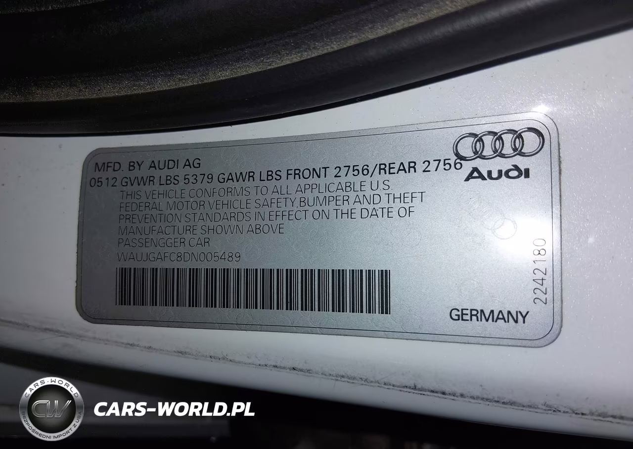 2013 Audi A6 3.0T Premium VIN:WAUJGAFC8DN005489 - 9
