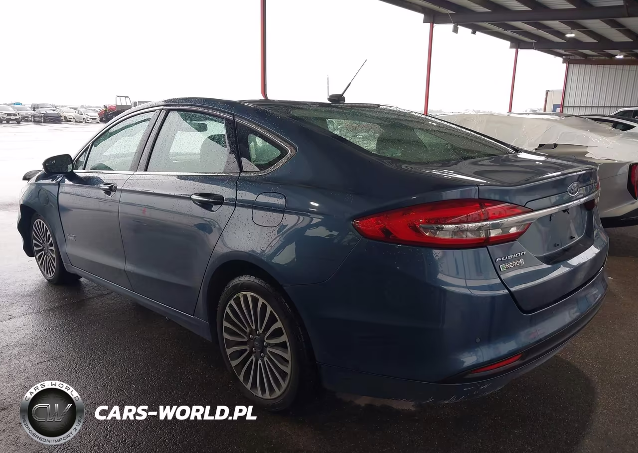 2018 Ford Fusion Energi Se Luxury VIN:3FA6P0PU7JR164383 - 3