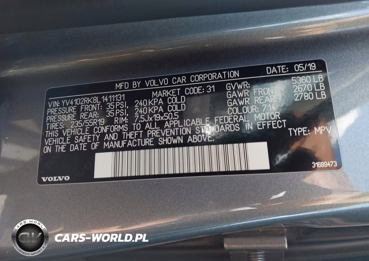 2020 Volvo Xc60 T5 Momentum VIN:YV4102RK8L1411131 - 9