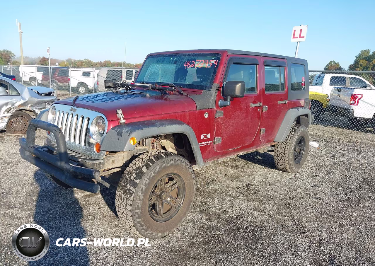 2008 Jeep Wrangler Unlimited X VIN:1J4GA391X8L548293 - 2