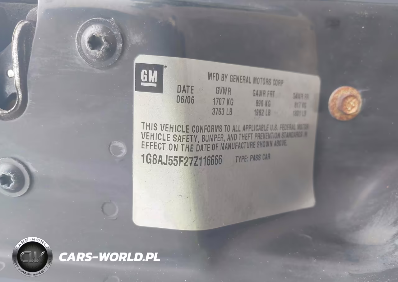 2007 Saturn Ion 2 VIN:1G8AJ55F27Z116666 - 9